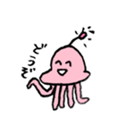 ピンクの宇宙人（個別スタンプ：3）