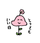 ピンクの宇宙人（個別スタンプ：24）