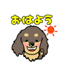 アトムとサンの友達、ダックスちゃん（個別スタンプ：1）