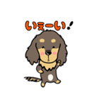 アトムとサンの友達、ダックスちゃん（個別スタンプ：15）