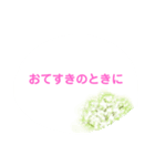 春の花でシンプルで上品な言い回し（個別スタンプ：10）