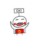 るん太郎（出っ歯ちゃんシリーズ)（個別スタンプ：5）