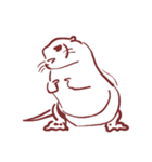 大カワウソの妖怪（個別スタンプ：7）