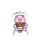 たれ耳のぶたさん（個別スタンプ：10）