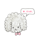 シルバートイプードルのメルシーちゃん（個別スタンプ：15）