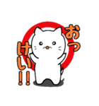 ピンポンにゃんこ（個別スタンプ：19）