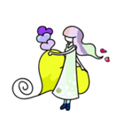 ハートloveの女の子2（個別スタンプ：3）