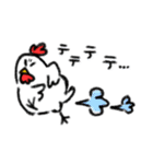 ニワトリ日記 1（個別スタンプ：4）