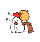 ニワトリ日記 1（個別スタンプ：30）