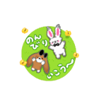 たれみみちゃん と アンゴラくん（個別スタンプ：9）