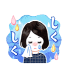 文学YouTuberベル ごきげんスタンプ（個別スタンプ：15）
