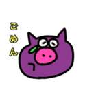 カラフルぶった（個別スタンプ：3）