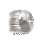 スケッチうさぎ（個別スタンプ：8）