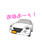 オカンが描いた車スタンプ！第1弾（個別スタンプ：1）