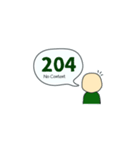 ゆるいHTTPステータスコードスタンプ（個別スタンプ：7）