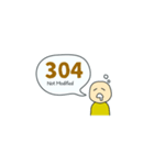 ゆるいHTTPステータスコードスタンプ（個別スタンプ：14）