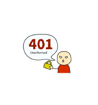 ゆるいHTTPステータスコードスタンプ（個別スタンプ：18）