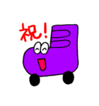ローラースケートくん（個別スタンプ：40）