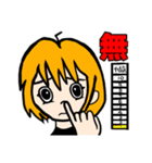 表情豊かでリアクション大きめの女の子3（個別スタンプ：37）