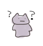 ぬりかべ猫さん（個別スタンプ：4）