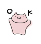ぬりかべ猫さん（個別スタンプ：6）