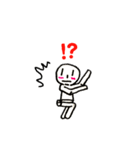 無表情なボクの日常（個別スタンプ：3）