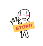 無表情なボクの日常（個別スタンプ：8）