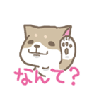 表情豊かな柴犬（個別スタンプ：16）