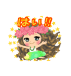 愛されフラガール☆マノアちゃん！basic（個別スタンプ：6）