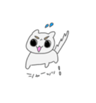 白い可愛い猫だよ（個別スタンプ：2）