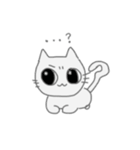 白い可愛い猫だよ（個別スタンプ：4）