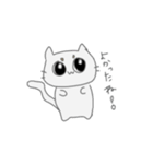 白い可愛い猫だよ（個別スタンプ：10）