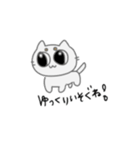 白い可愛い猫だよ（個別スタンプ：12）