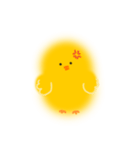 ふわふわひよこちゃん（個別スタンプ：4）