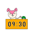 毎日モモ丸4★約束＆時刻（個別スタンプ：19）