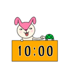 毎日モモ丸4★約束＆時刻（個別スタンプ：20）