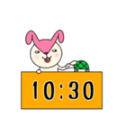 毎日モモ丸4★約束＆時刻（個別スタンプ：21）