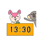 毎日モモ丸4★約束＆時刻（個別スタンプ：27）