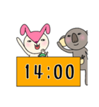 毎日モモ丸4★約束＆時刻（個別スタンプ：28）