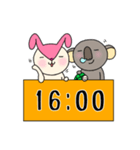 毎日モモ丸4★約束＆時刻（個別スタンプ：32）