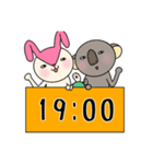 毎日モモ丸4★約束＆時刻（個別スタンプ：38）