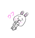 かおデカうさぎ 0（個別スタンプ：7）