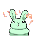 みどりうさぎのやさしさのかたまり（個別スタンプ：11）