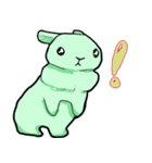 みどりうさぎのやさしさのかたまり（個別スタンプ：33）