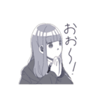 無口だけどちょっとかわいい女子高生（個別スタンプ：6）
