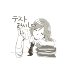 無口だけどちょっとかわいい女子高生（個別スタンプ：12）