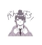 無口だけどちょっとかわいい女子高生（個別スタンプ：14）