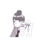 無口だけどちょっとかわいい女子高生（個別スタンプ：15）