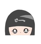 赤い服のぱっつん女子（個別スタンプ：37）
