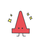 三角こーん（個別スタンプ：12）